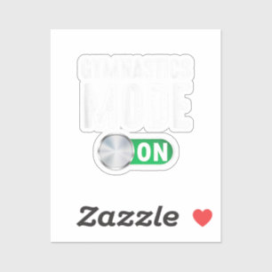 Sticker Mode Gymnastique Activé Entraîneur Athlète Gymnast