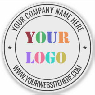Sticker Modèle d'autocollant professionnel du logo personn