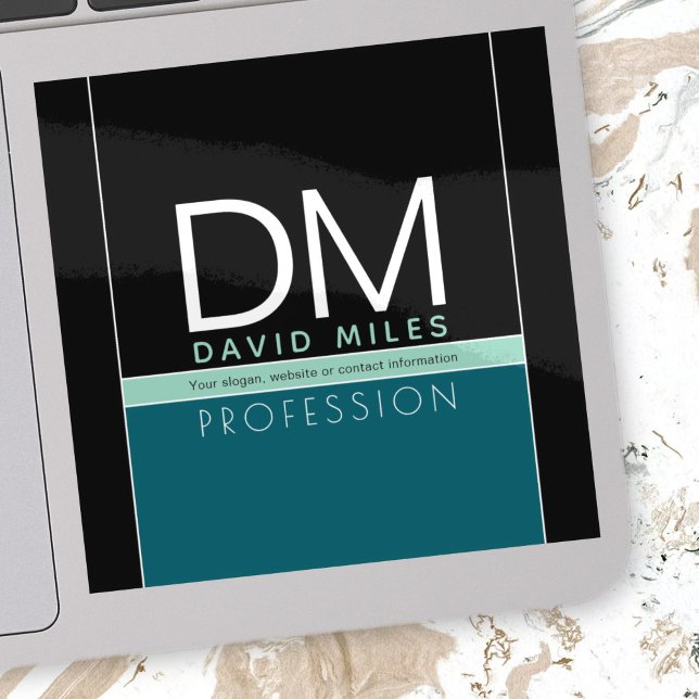 Sticker Modèle d'entreprise moderne | Toutes les couleurs  (Créateur téléchargé)