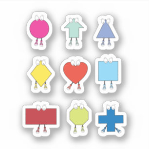 Sticker Modèle d'illustration de caractères de forme mûre