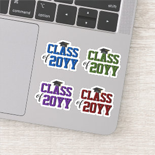 Sticker Moderne Élégante Typographie Graduation