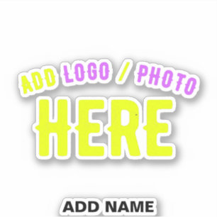 STICKER MODERNE MODERNE PERSONNALISABLE CLAIR VÉRIFIÉ