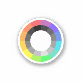 Sticker MOGAI Pride Colorwheel