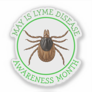 Sticker Mois de la sensibilisation à la maladie de Lyme   