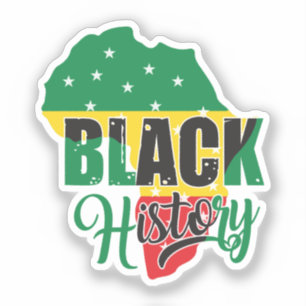 Sticker Mois de l'histoire des Noirs Février Melanin Sista