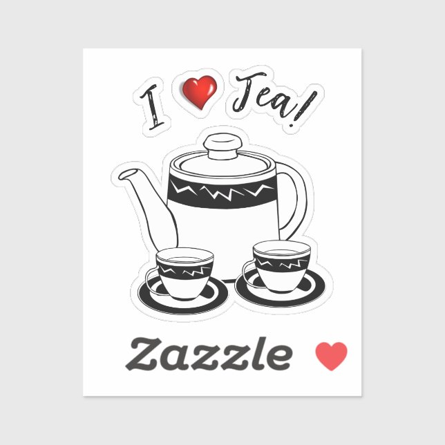 Sticker Mois du thé chaud (Feuille)