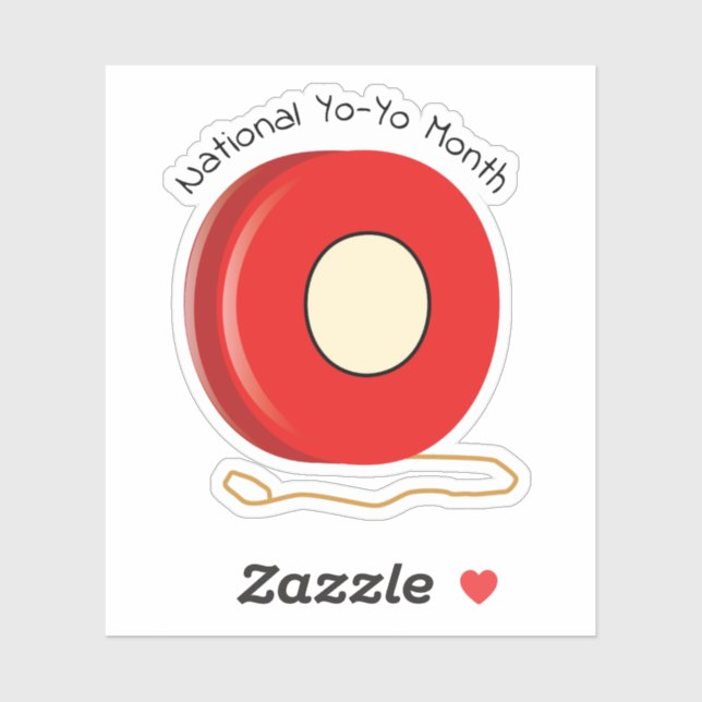 Sticker Mois national Yo-Yo (Feuille)