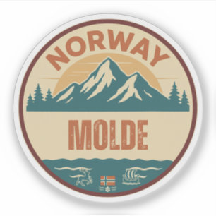 Sticker Molde, Norvège Norvège