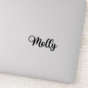 Sticker Molly Name - Calligraphie manuscrite
