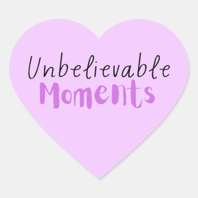 Sticker Moments incroyables (Devant)