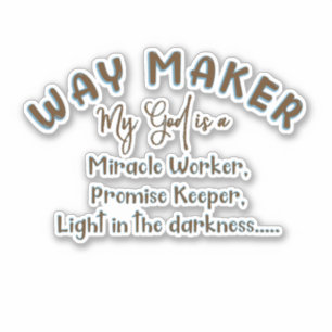 Sticker Mon Dieu est un artisan