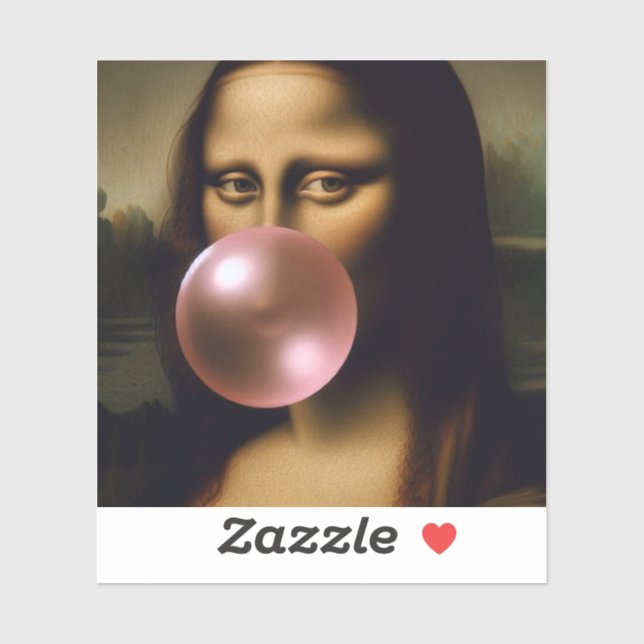 Sticker Mona Lisa (Feuille)