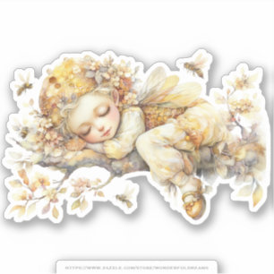 Sticker Monde de la Fée au Miel Doré - 2a Les fées endormi