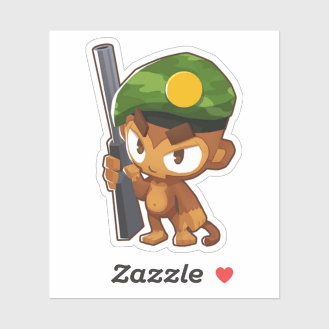 Sticker Monkey Bloons Td 6 (Feuille)