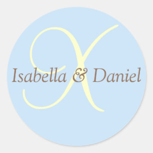 Sticker Monogram Mariage Monogram