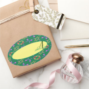 Sticker Monogram rose