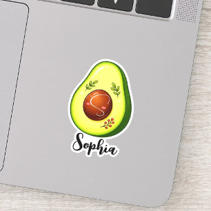 Sticker Monogramme de nom personnalisé Professeur Avocat