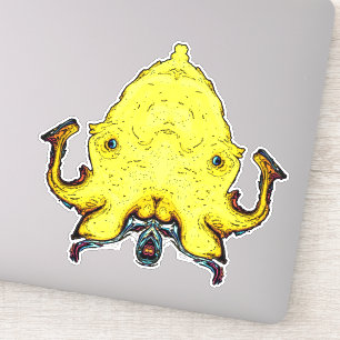 Sticker Monster face de dieu