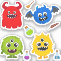 Monster Halloween Cute