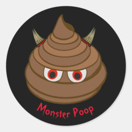Sticker Monster Poop Emoji