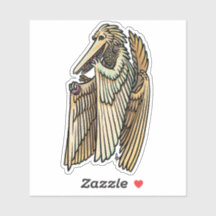 Sticker - Monster Tea Party Ziz