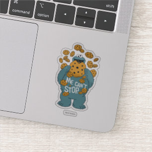 Sticker Monstre de biscuit du Sesame Street   - je ne peut