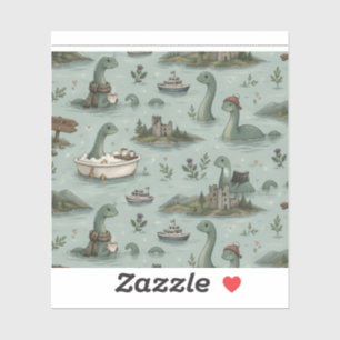 Sticker Monstre du Loch Ness 