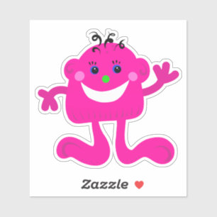 Sticker Monstre Whimsical Rose 4 x 4