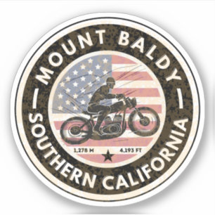 Sticker mont baldy moto, col montana alpin