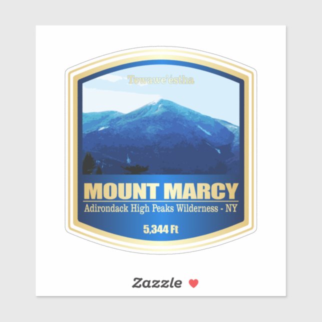 Sticker Mont Marcy (PF) (Feuille)