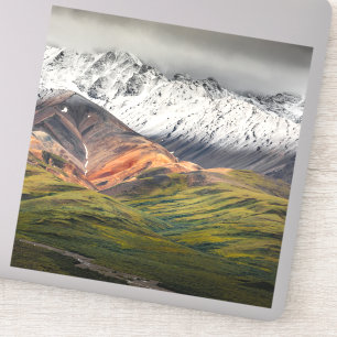 Sticker Montagne polychrome, Denali NP, Alaska
