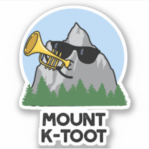 Sticker Monte K-Toot Funny Mountain Pun