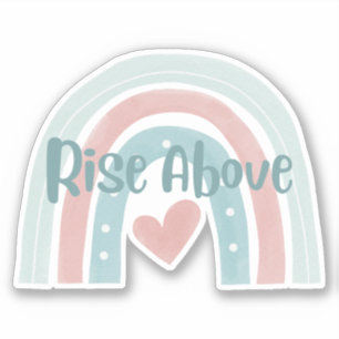 Sticker Monter au-dessus de l'arc-en-ciel bohémien