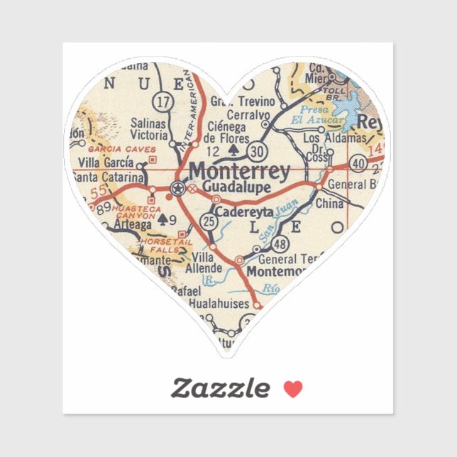 Sticker Monterrey MX (Feuille)