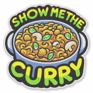 Sticker Montre-moi le curry