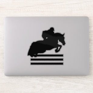 Sticker Montrer la silhouette du cavalier pour les amateur