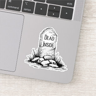 Sticker Mort à l'intérieur