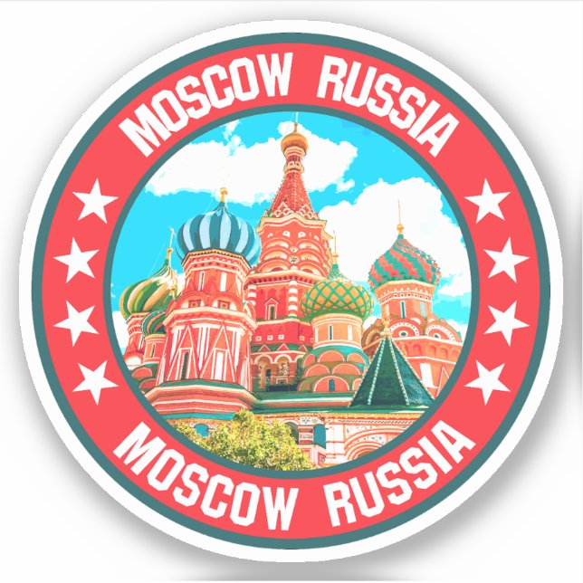 Sticker Moscou (Devant)