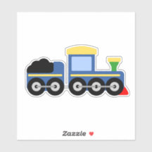 Moteur de train bleu et wagon de charbon