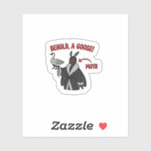 Sticker Moth Goose