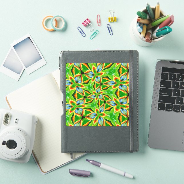 Sticker Motif Abstrait jaune (Couverture iPad)