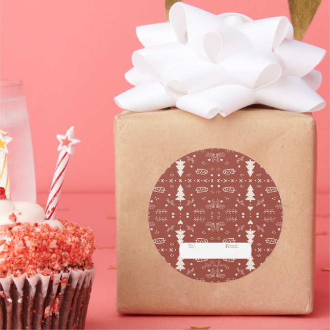 Sticker Motif de vacances - Rouge - Set 6 (Fête)