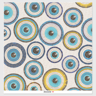 Sticker Motif en mosaïque de l'oeil maléfique