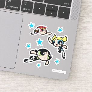 Sticker Motif étoilé des filles Powerpuff