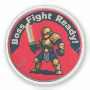 Sticker Motivation des joueurs curieux - Combattre comme u