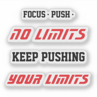 Sticker Motivational Fitness