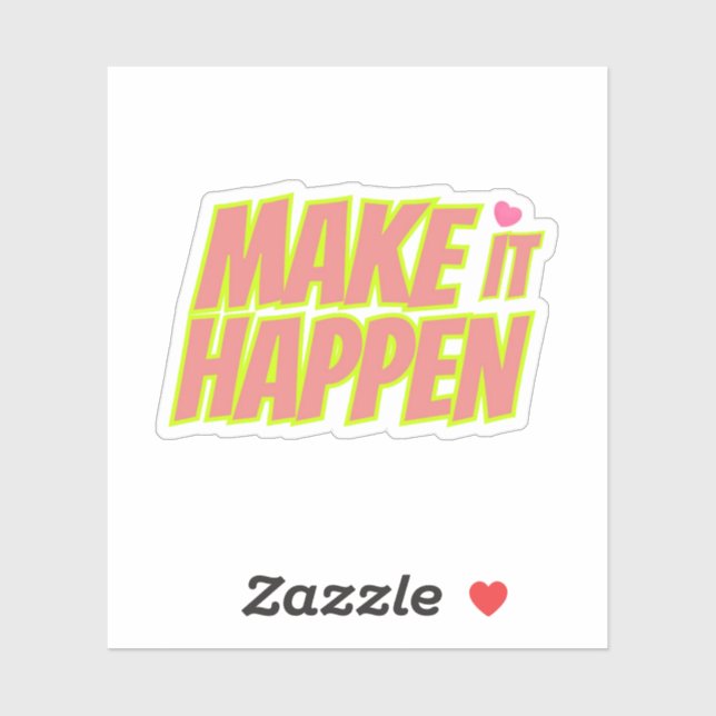 Sticker motivationnel (Feuille)