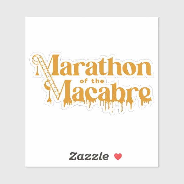 Sticker MOTM24 - Logo orange en blanc (Feuille)