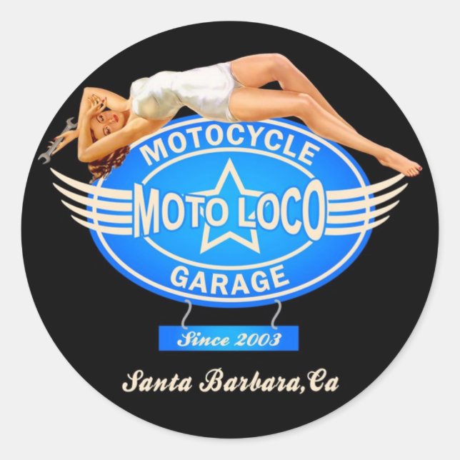 Sticker Moto Loco (Devant)