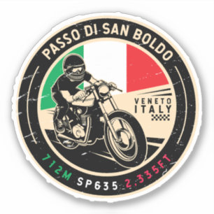 Sticker Moto Passo di San Boldo San Boldo Pass